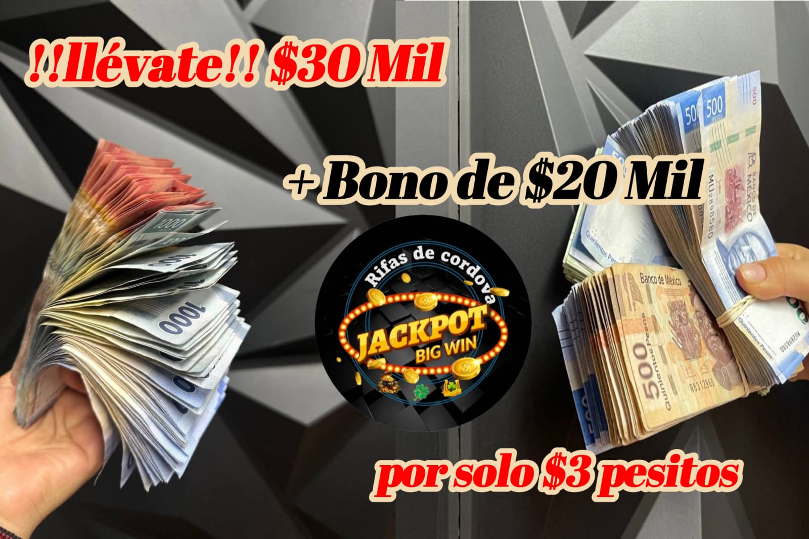 llévate $30 mil + Bono de $20 mil